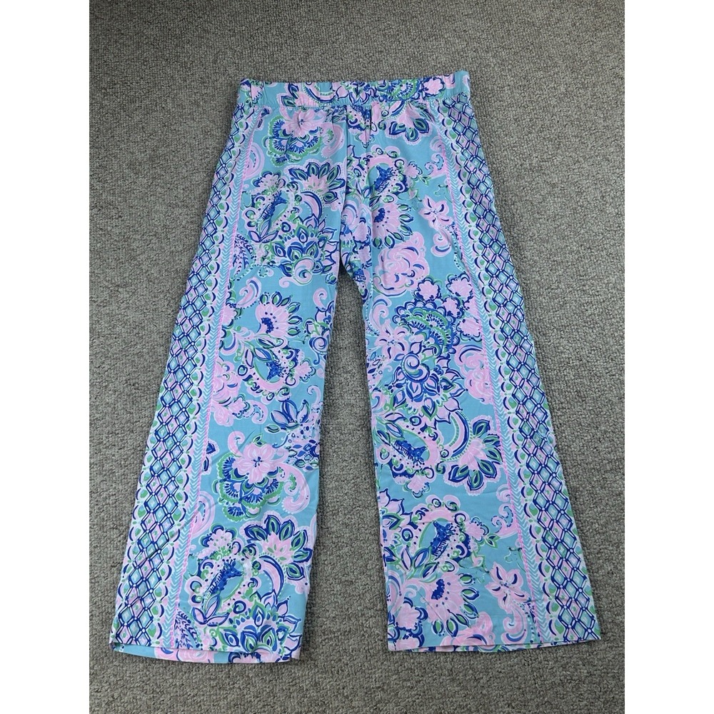 Lily Pulitzer Women's Pajama Pants Size Medium Floral Sleepwear Lounge Comfort